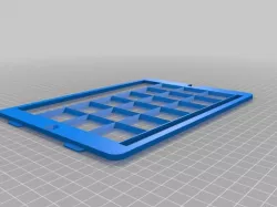 My Customized , 3D Printable Keyguard for Grid-based, Free-form, and Hybrid AAC Apps on Tablets