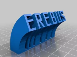 My Customized Sweeping 2-line name plate