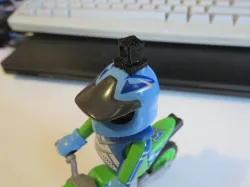 Playmobil action camera GOPRO with helmet mount