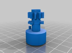 Pre-assembled Curta subassemblies (results dials and selector knobs)
