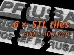 PRUSA RESEARCH WALL LOGO MOSAIC - 6 TILES