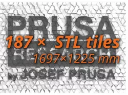 PRUSA RESEARCH WALL LOGO MOSAIC / CROWD PRINT - 187 TILES