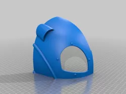 Rocketeer Helmet Split for Ender 3