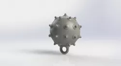 Sea mine for drain stopper
