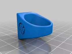 Simple Flat Ring
