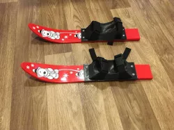 Ski adapter for baby carriage