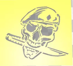 SKULL STENCIL