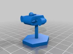 Starfinder ship mini experiment, without textures
