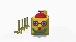 Super Clown Dog Shape Animal Toy