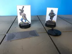 This Is Not A Test - Demo Paper Miniatures/Standees Bases