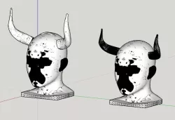 Wearable Demon / Devil Halloween Horns