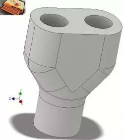Y Smoke splitter