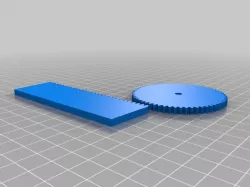 30 tooth rack and 60 tooth pinion with 180 circular pitch