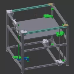  3D-Proto CoreXY 3Z Axis - more stable bed