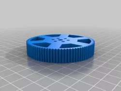 90t gear to mount mecanum wheel to Rev Robotics gear chain