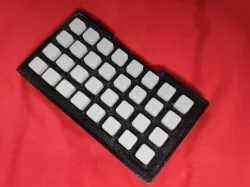 Adafruit NeoTrellis M4 parametric snap-fit case