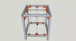 AL3D 300x300x350 linear guide CoreXY - 4040  frame