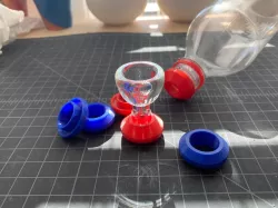 Bottle Gravity / Waterfall Bong Cap for 14mm & 18mm Bowls
