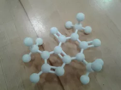 Caffeine Ball and Stick Model