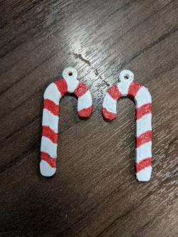 Candy Cane Earring