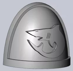 Carcharodons shoulderpad Warhammer 40k 