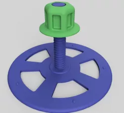 CD Storage Spindle with Nut