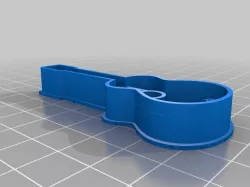 Coco's guitar cookie cutter