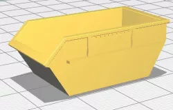 container for construction waste