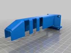 Cooling tunnel with cutouts for TMC driver