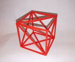 Cube, Wired Cube, See-Through Cube