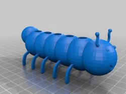 Cute Caterpillar Pencil Holder 