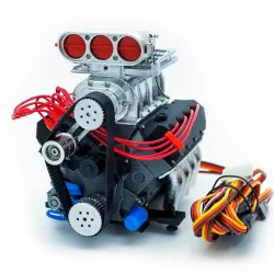 DDW 1/10 RC OHV V8 H Supercharger Engine
