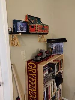 Deathly Hallows Shelf Bracket