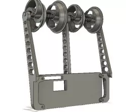 dual filament holder