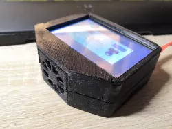 fan cooled 3.5 TFT Raspberry Pi 3 B/B+ Case (Remixed)