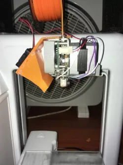 Fan holder and air duct for Cube 2nd Generation