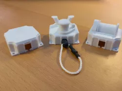 Festmacher mit selbstspannender Leine (Retractor)
