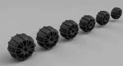 Gaslands Sand and Water wheels