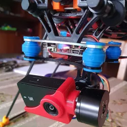 Gimbal support for XIAOMI YI Discovery  4K action camera