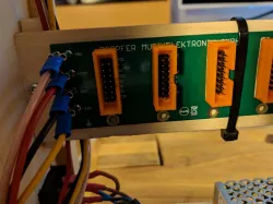 IDC box header frame for pin headers