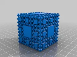 Inverse Menger sponge, 3rd order