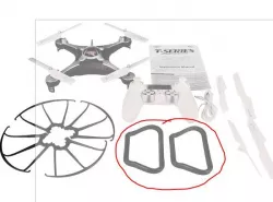  legs for drone SJ T-40  - patas para dron SJ T-40