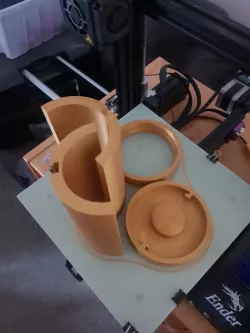 Lost wax metal casting - mold flask