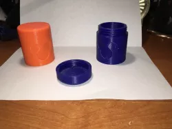 Mickey jar with screw on lid