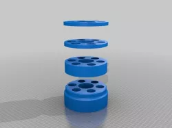 Mini Gun Barrel Clips for 3/4" .75in PVC Pipe