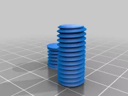 My Customized OpenScad library. Threads for screws and nuts V1