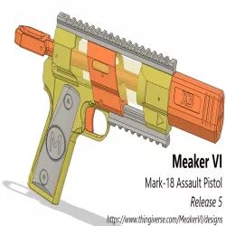 NERF Meaker Mk 18 Assault Pistol