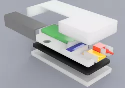 Portable case with battery for Raspberry Pi Zero W
