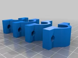 Prusa Steel - Y Axis End Caps, Bearing Clamps, Belt Tension