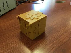Puzzle cube box